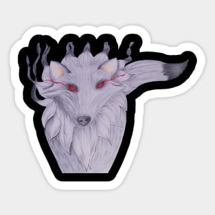 Grey Fox Sticker